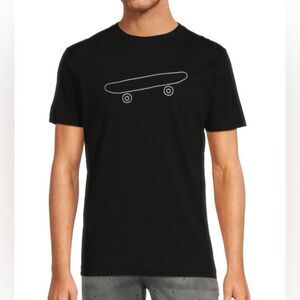 NWT French Connection Embroidered Skate T-Shirt Medium
